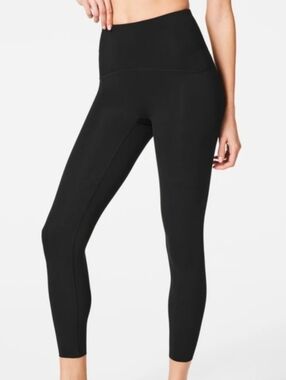 Spanx Booty Boost Leggings 7/8 Length Active Performance Shapewear Black Size 2X